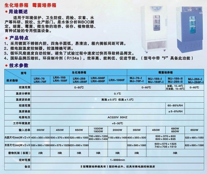 生化培养箱12